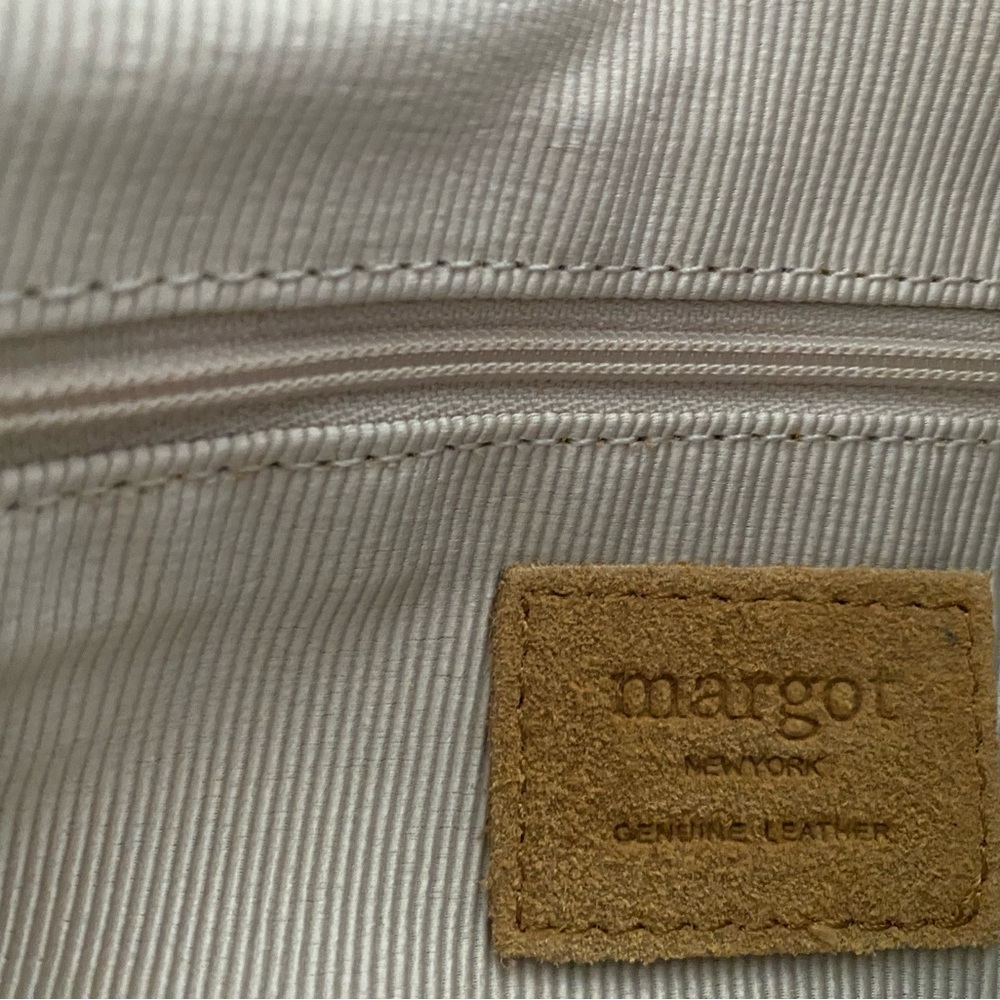 Margot New York Brown Suede Hobo Bag - Picture 4 of 4